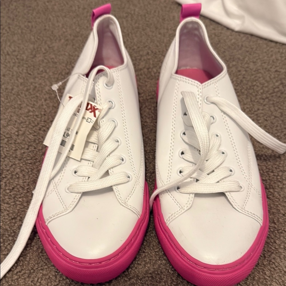 Marc Fisher Pink Sole Sneakers